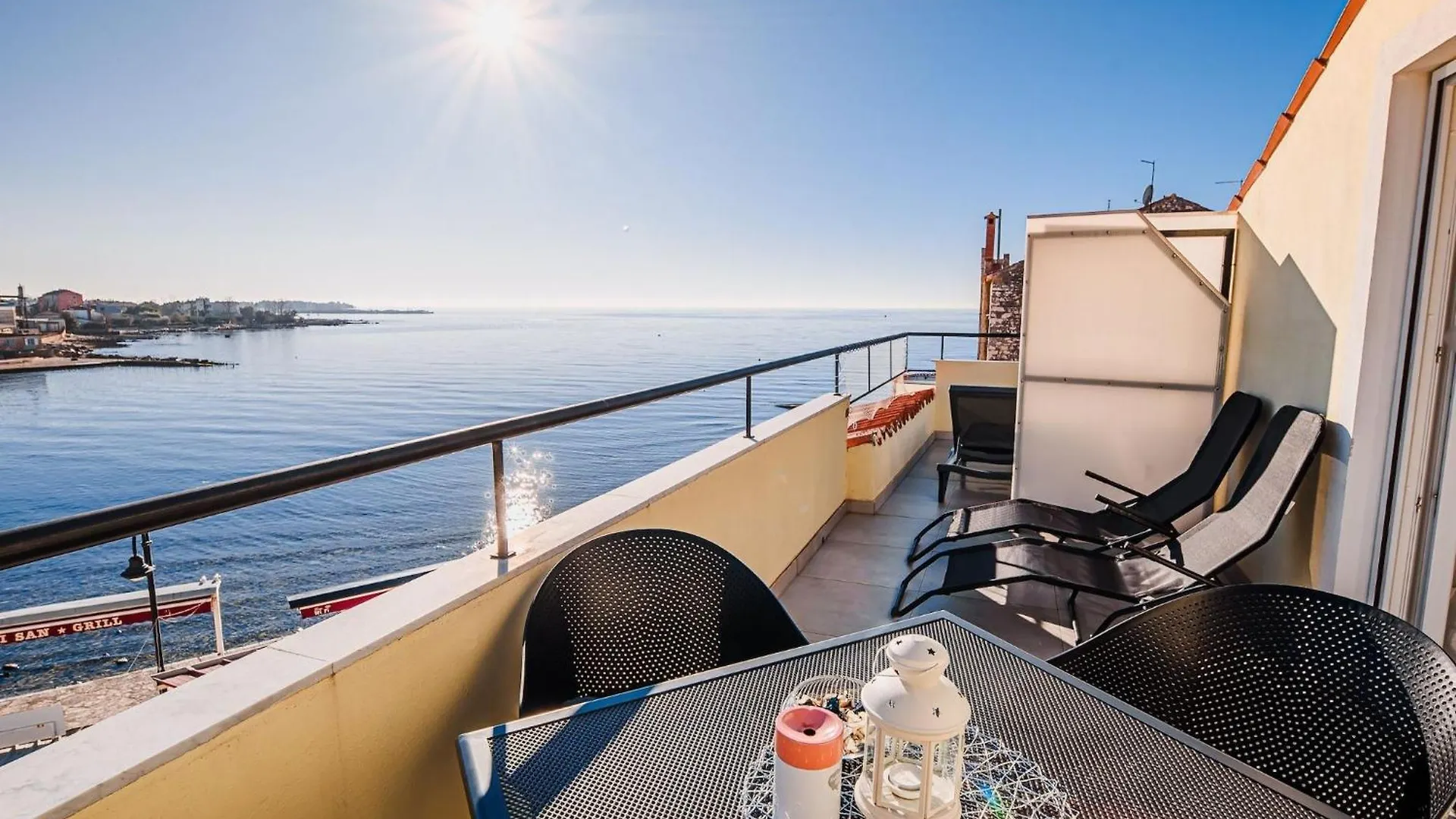 Sleek And Stylish Umag Apartments With Sea View - Two Bedroom Apartment With Terrace